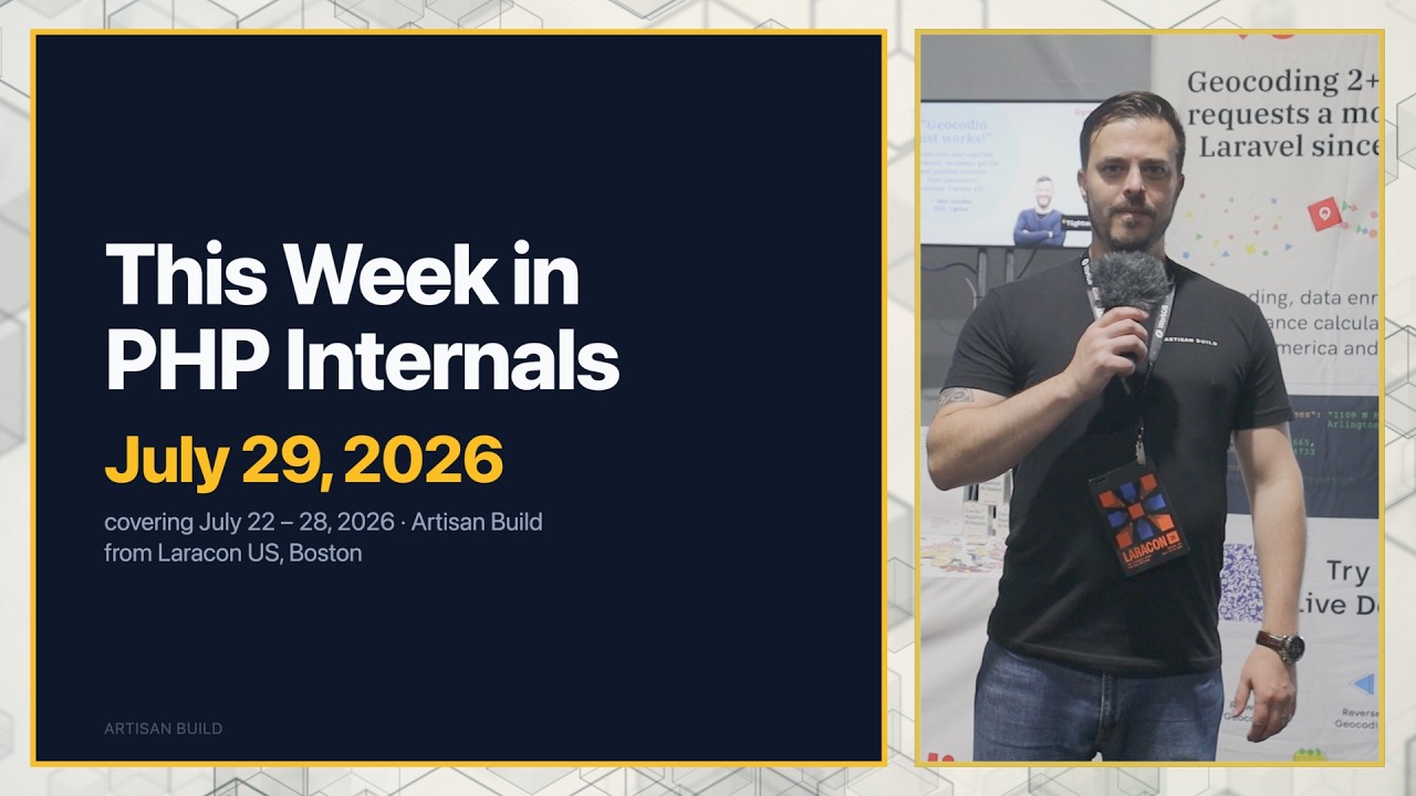 This Week In PHP Internals - July 29, 2026